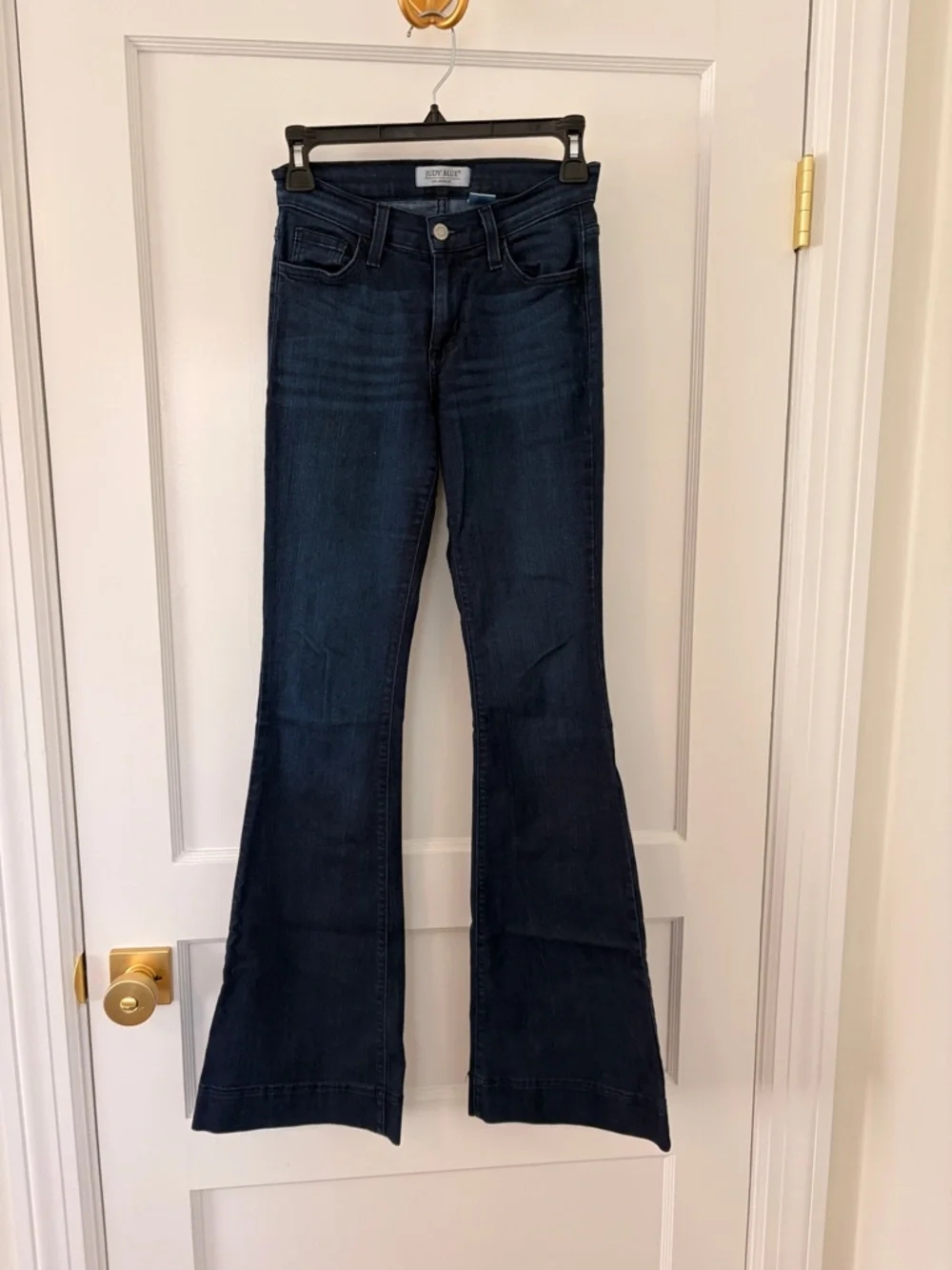 Judy Blue Dark Blue Flare Jeans - Picture 1 of 6